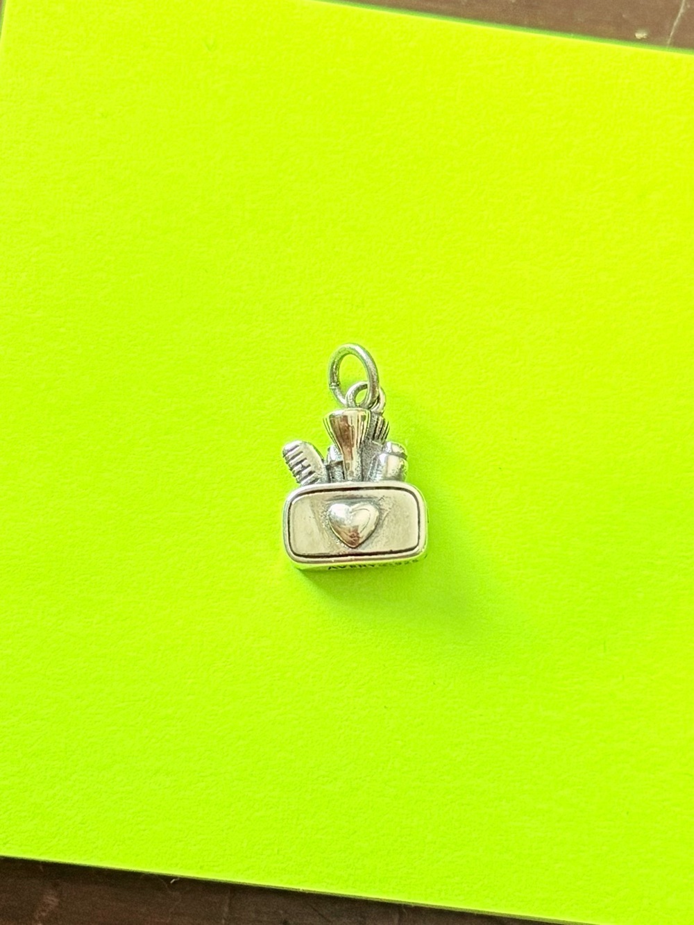 James Avery Love my make up bag charm
